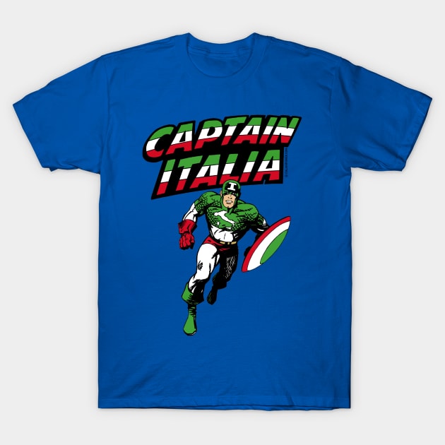 Captain Italia T-Shirt by ItalianPowerStore